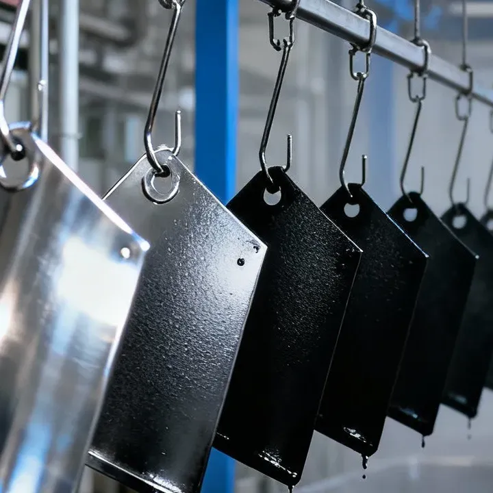 Schwärzen von Chrom-Nickel-Stahl